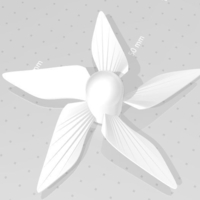 Small Rc nautical propeller 3D Printing 295672