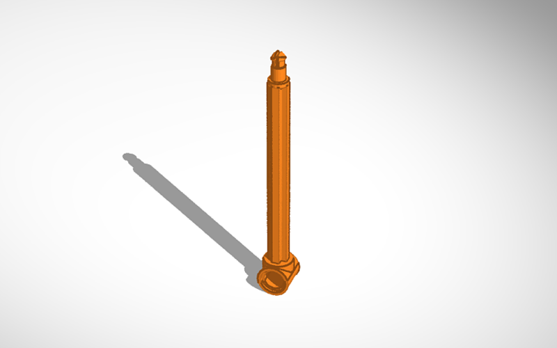 LEGO Pneumatic piston shaft for 64mm single acting cylinder