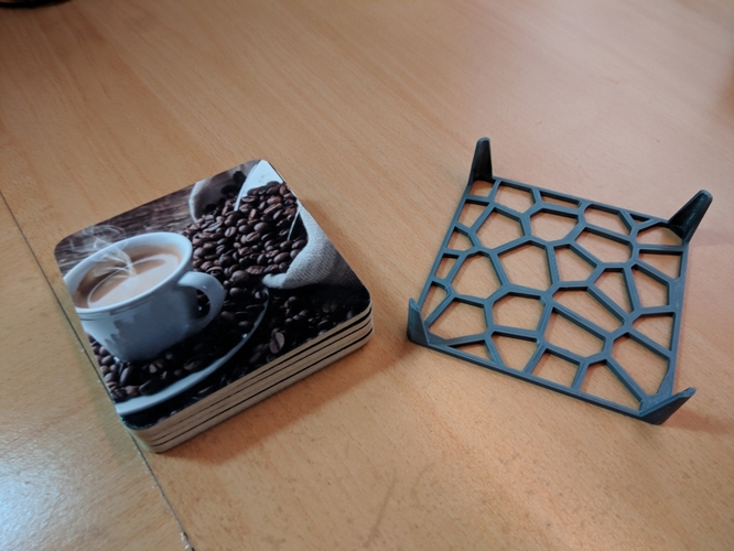 Voronoi Coaster Holder