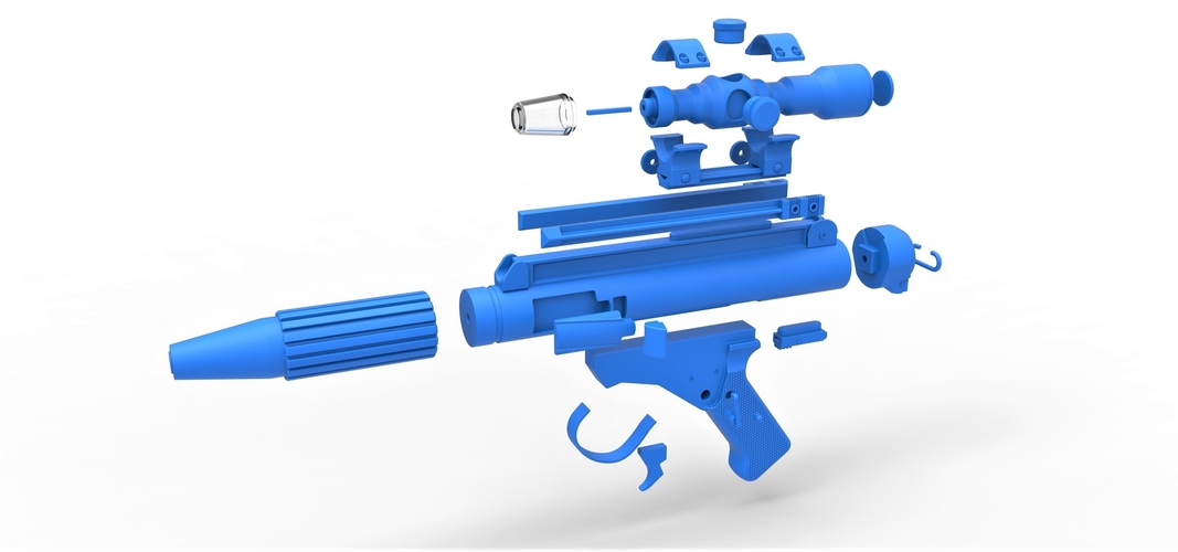 Blaster pistol DH-17 from Star Wars 3D Print 296064