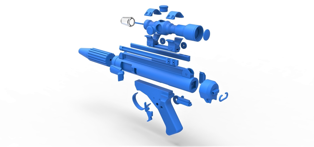 Blaster pistol DH-17 from Star Wars 3D Print 296070