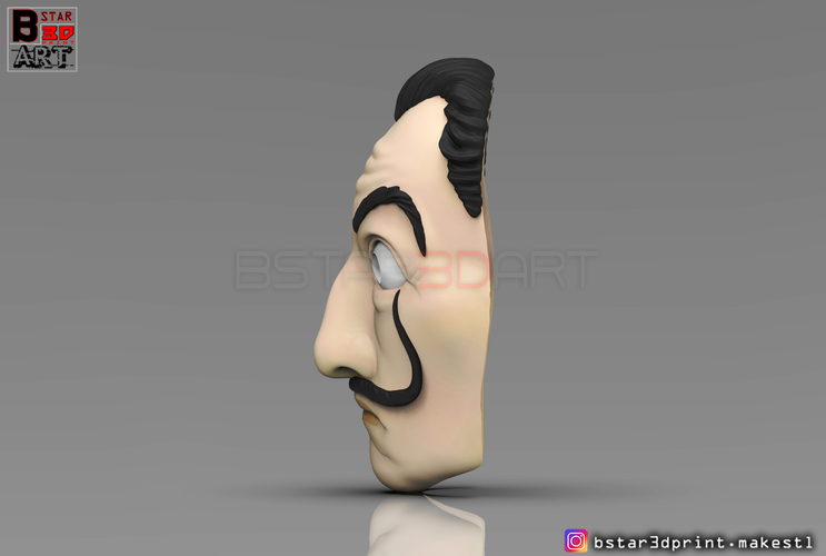 Money Heist Mask - La Casa de Papel Season 4 - Mask for Cosplay  3D Print 296083