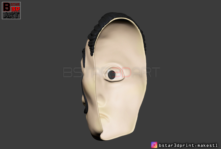 Money Heist Mask - La Casa de Papel Season 4 - Mask for Cosplay  3D Print 296088