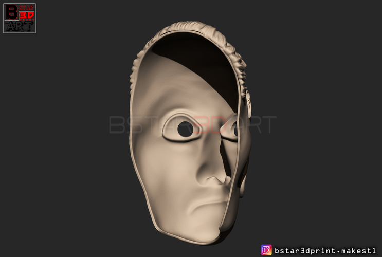 Money Heist Mask - La Casa de Papel Season 4 - Mask for Cosplay  3D Print 296093
