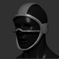 Small Quarantine Mask Glass 3D Printing 296114