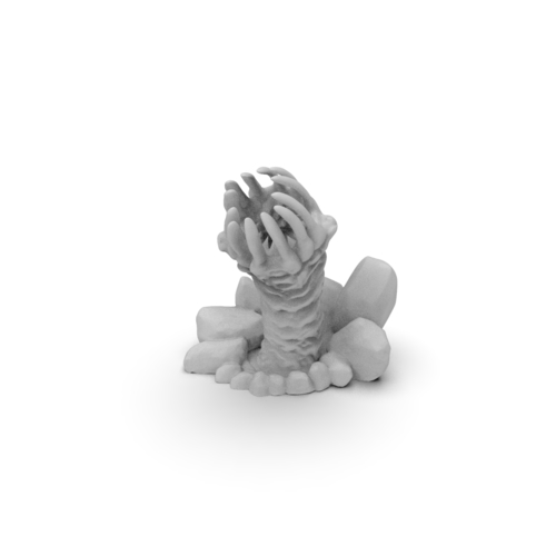 Rock Worm (28mm) 3D Print 296137