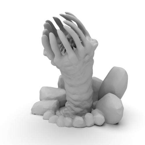 Rock Worm (28mm) 3D Print 296139