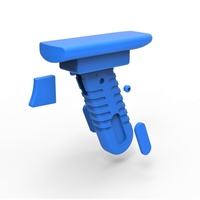 Handle for cosplay blaster pistol - Thumbnail 9