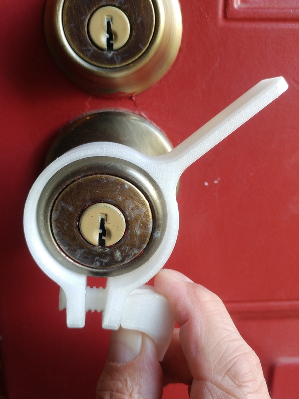 Hands Free Round Door Knob opener
