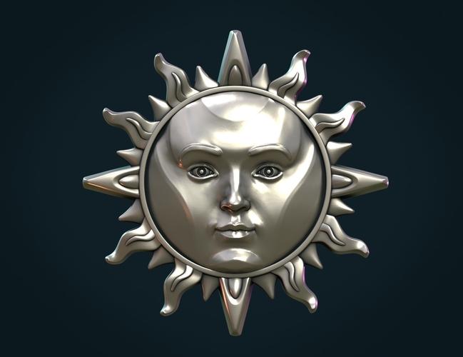 Sun Pendant II 3D Print 296292