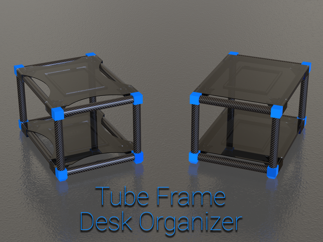 Tube Frame Desk Organizer Stand