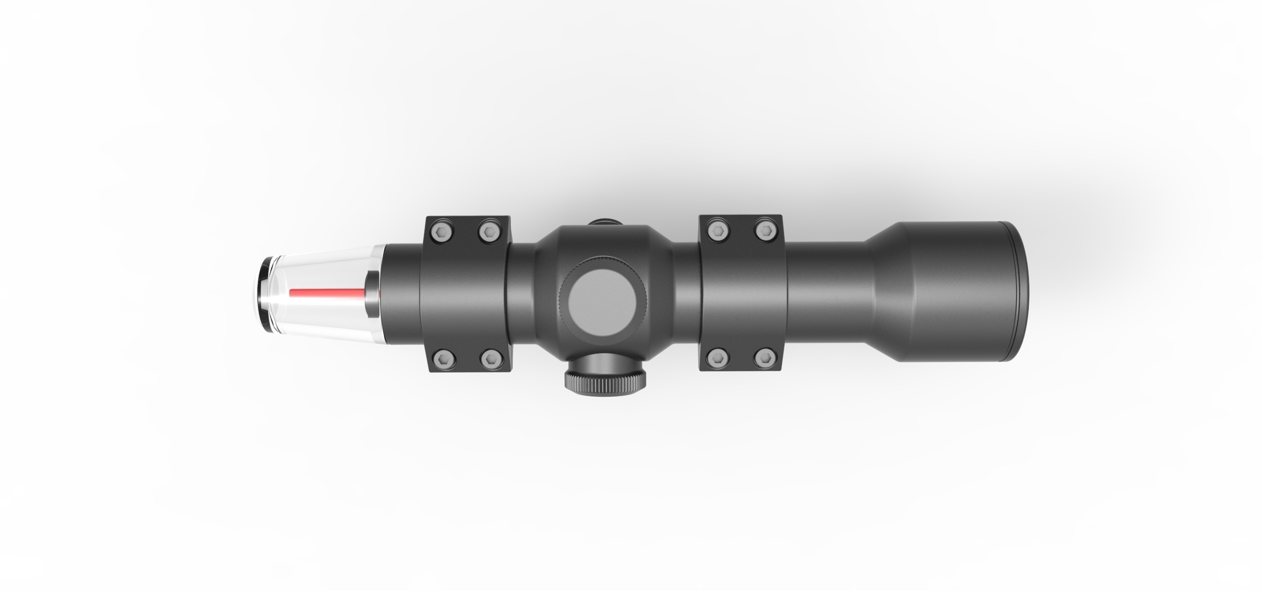 3d scope. Косплей бластер.