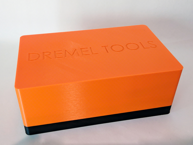 3D Printed Dremel Tools/Accessories Organizer Box by The3Designer