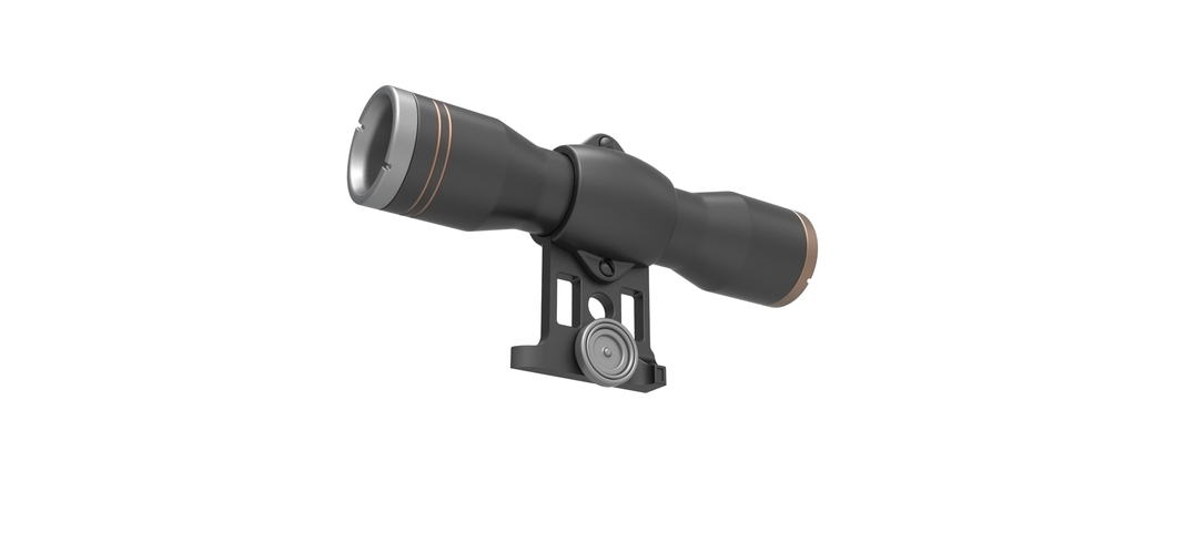 Scope for cosplay blaster 4 3D Print 296591