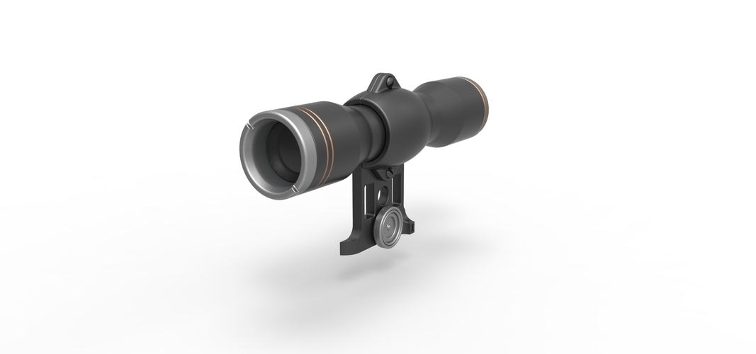 Scope for cosplay blaster 4 3D Print 296592