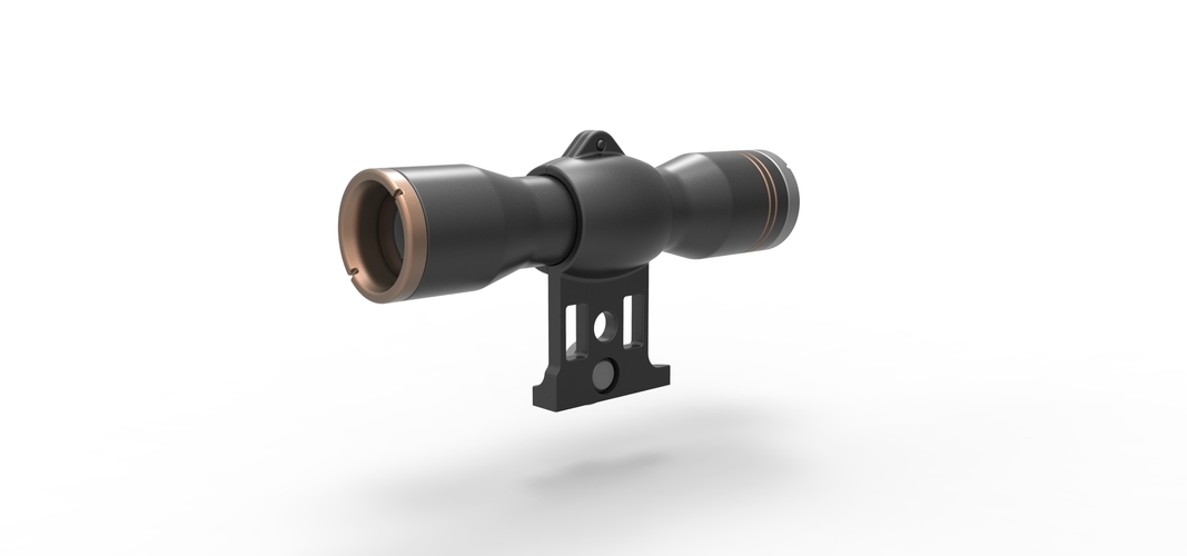 Scope for cosplay blaster 4 3D Print 296600