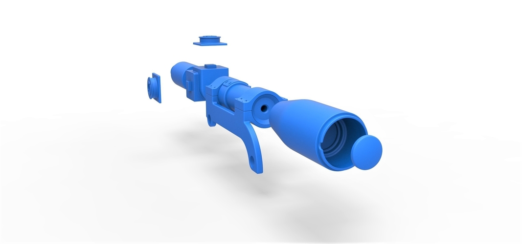 Scope for cosplay blaster 6 3D Print 296950