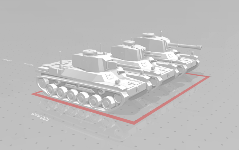 IJA Tank Model Set 3D Print 297197