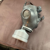 Small 40mm Gas Mask Canister 3D Printing 297201