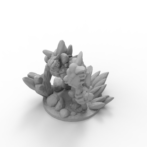 Stone Golem (28mm) 3D Print 297208