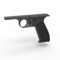 Small Handle for cosplay blaster pistol 3 3D Printing 298823
