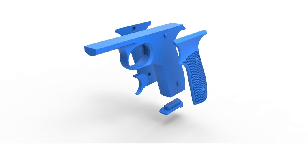 Handle for cosplay blaster pistol 3 3D Print 298835