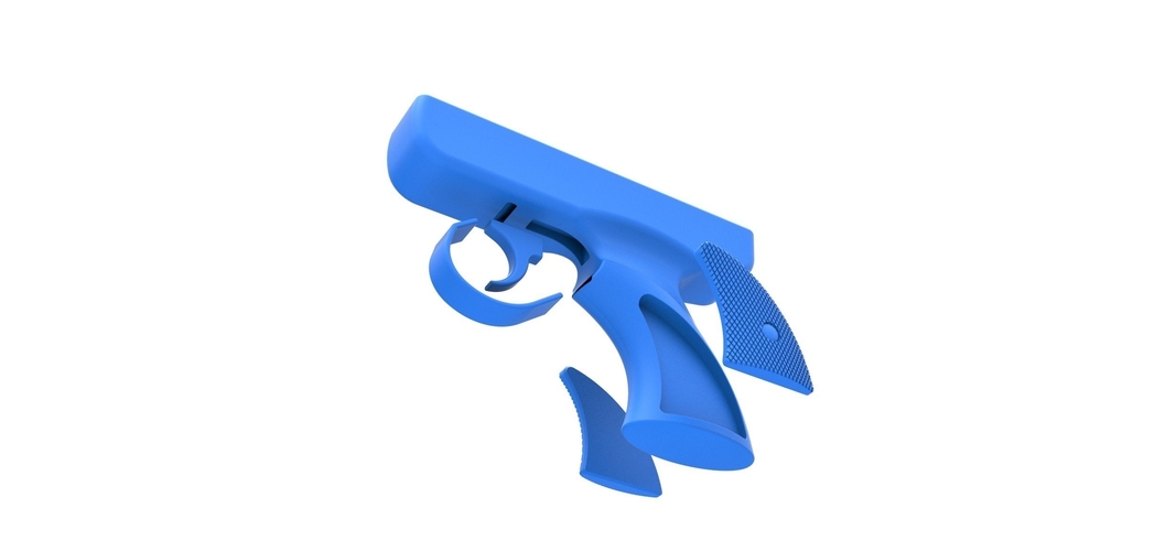 Handle for cosplay blaster pistol 4 3D Print 298875