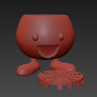 Oddish plant pot + drain disk - Thumbnail 7