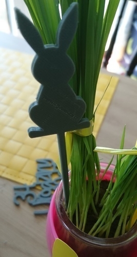 The Easter Bunny Mini Topper 3D Print 298890