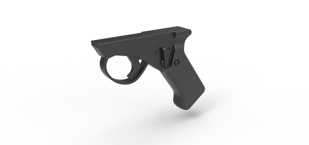 Handle for cosplay blaster pistol 5 3D Print 298895