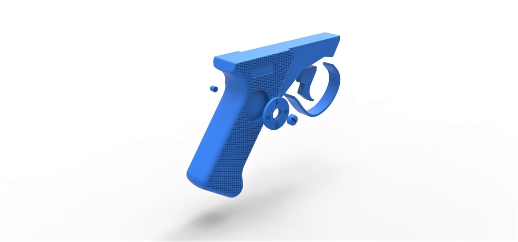 Handle for cosplay blaster pistol 5 3D Print 298913