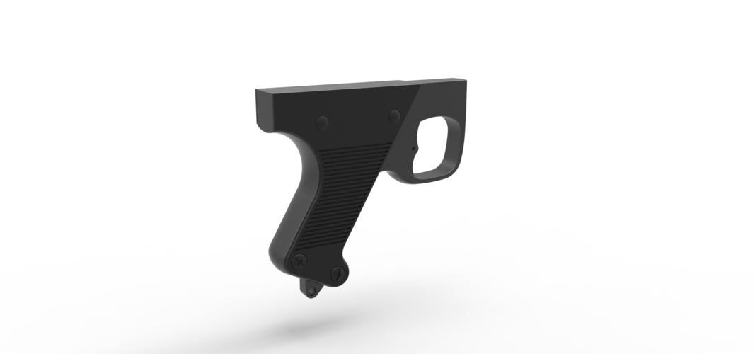 Handle for cosplay blaster pistol 6 3D Print 298928