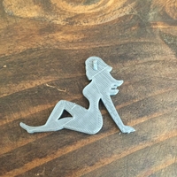 Mudflap Woman Pendant - Thumbnail 1