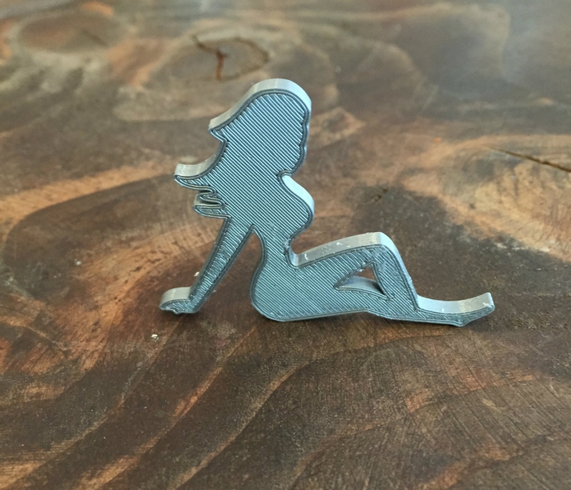 Mudflap Woman Pendant
