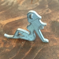 Mudflap Woman Pendant - Thumbnail 3