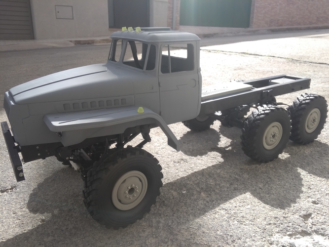 6x6 crawler truck radicontrol 3D print model 3D Print 299027