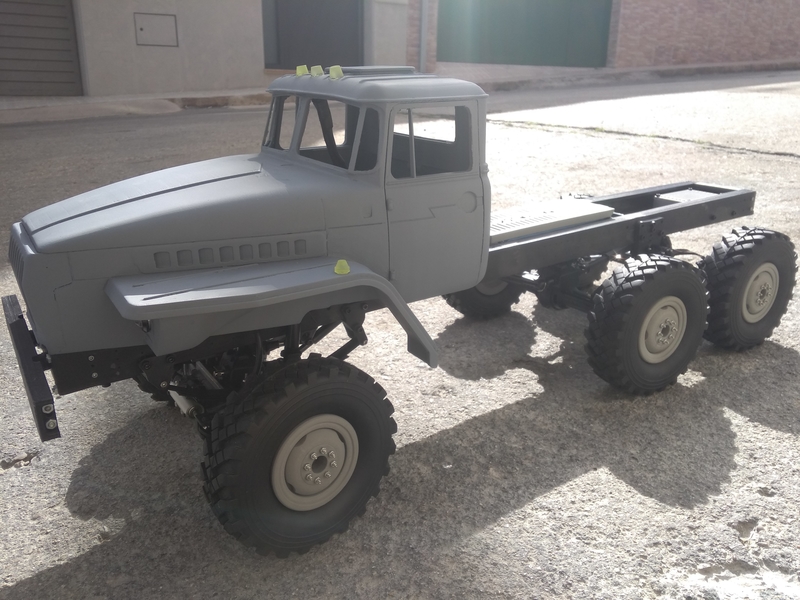 6x6 crawler truck radicontrol 3D print model