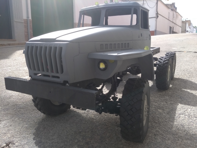 6x6 crawler truck radicontrol 3D print model 3D Print 299028