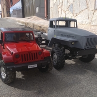 6x6 crawler truck radicontrol 3D print model - Thumbnail 3