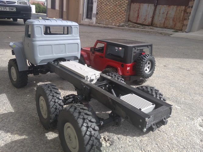 6x6 crawler truck radicontrol 3D print model 3D Print 299030