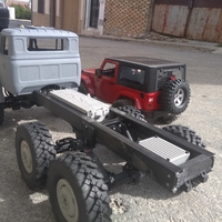 6x6 crawler truck radicontrol 3D print model - Thumbnail 4