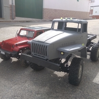 6x6 crawler truck radicontrol 3D print model - Thumbnail 5