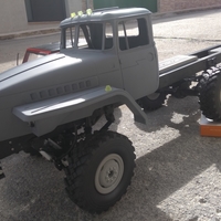 6x6 crawler truck radicontrol 3D print model - Thumbnail 7