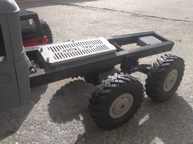 6x6 crawler truck radicontrol 3D print model 3D Print 299037