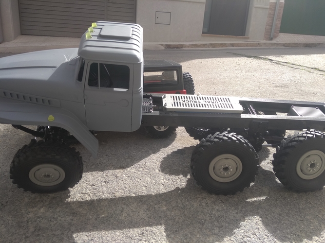 6x6 crawler truck radicontrol 3D print model 3D Print 299038