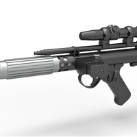 Small Blaster pistol DH-17 from Star Wars ROTJ 3D Printing 299106