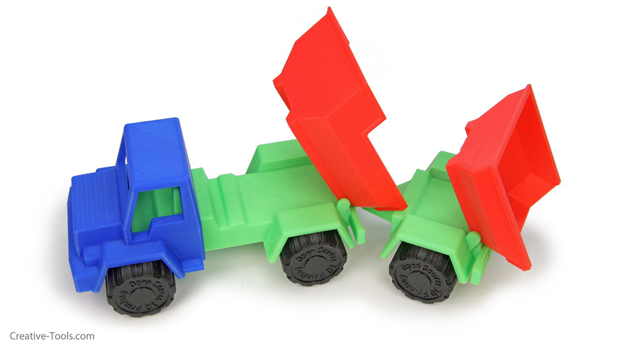 Toy Dump Truck Trailer 3D Print 29912