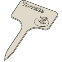 Tomato Signs / Labels for garden - Thumbnail 3
