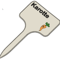Carrot Signs / Labels for garden - Thumbnail 1