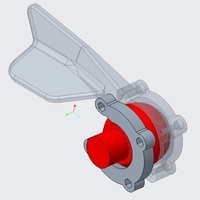 Door hands free handle fixture - Thumbnail 2